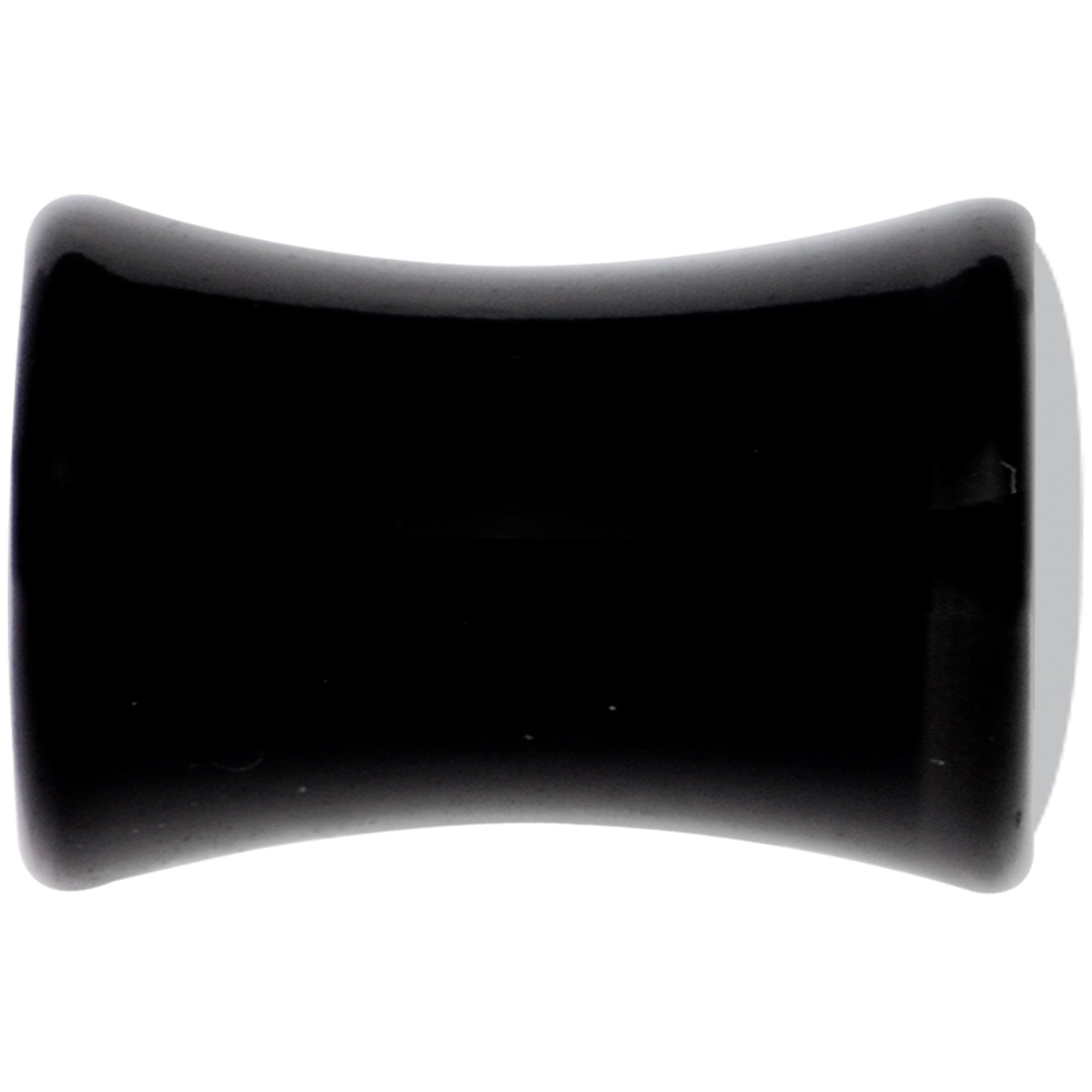 Black Acrylic Man Woman Floral Silhouette Saddle Plug Set 4G