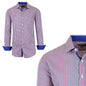 Galaxy by Harvic Men's Long-Sleeve Slim-Fit Printed Dress Shirt