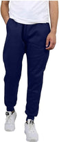 Galaxy By Harvic Men's Slim Fit Fleece Navy Jogger Pants - Size: Large