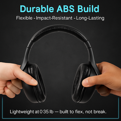 Wireless RF Headphones Over-Ear Headset for TV & Gaming