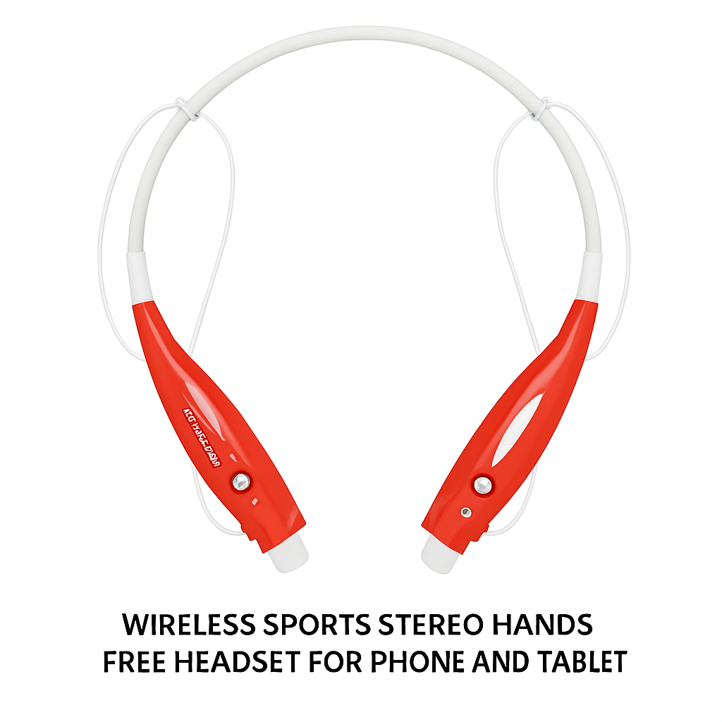 KOCASO Wireless Sports Stereo Hands Free Headset for Phone and Tablet