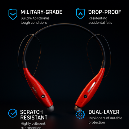 KOCASO Wireless Sports Stereo Hands Free Headset for Phone and Tablet