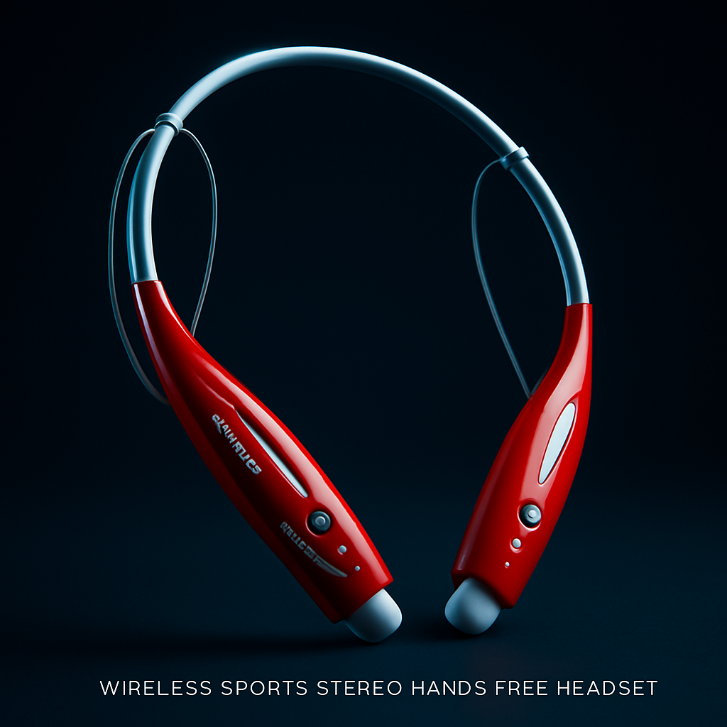 KOCASO Wireless Sports Stereo Hands Free Headset for Phone and Tablet