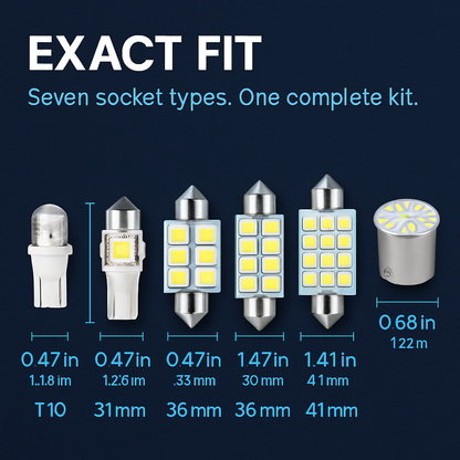 LED Interior Light Kit for Vehicles Premium Quality