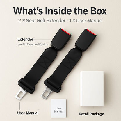 Car Seat Belt Extender for Easy Buckling