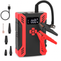 Car Jump Starter with Air Compressor - 12V Vehicle Booster