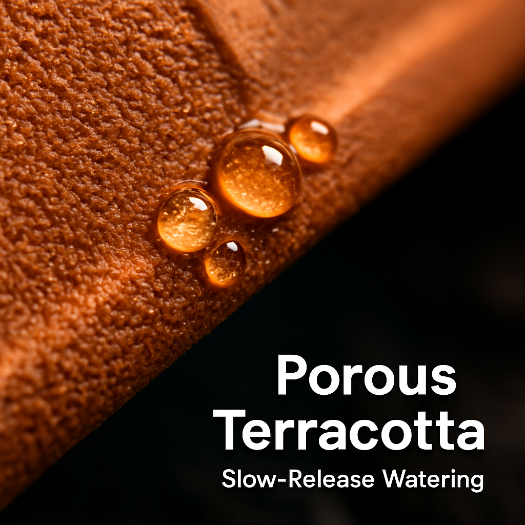 Terracotta Plant Watering Spikes - Automatic Self-Watering Stakes