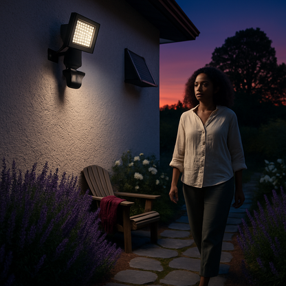 Solar Wall Lights for Outdoor Gardens and Patios