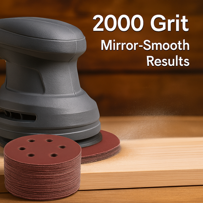 5-Inch Round Sanding Discs, 8-Hole for Orbital Sander