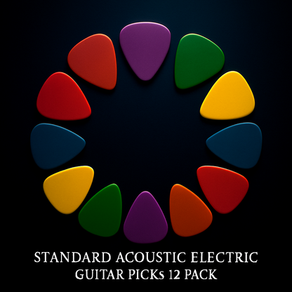 Guitar Picks Set for Acoustic & Electric Play