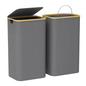Collapsible Laundry Hamper with Lid – Foldable Basket