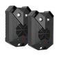 2 Pack Under Hood Ultrasonic Rodent Repeller Rodent Control Deterrent Chaser Blocker for Vehicle Indoor with Strobe Light 3 Power Supplies