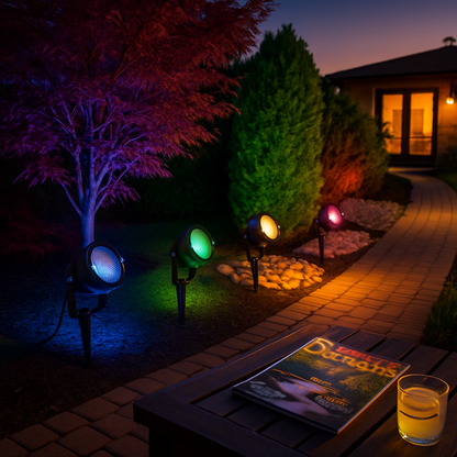 Landscape Lights RGBW Color Changing Stake Lights