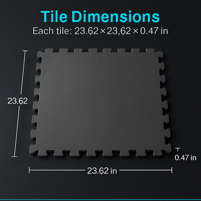 Puzzle Exercise Mat for Home Gym Interlocking Tiles