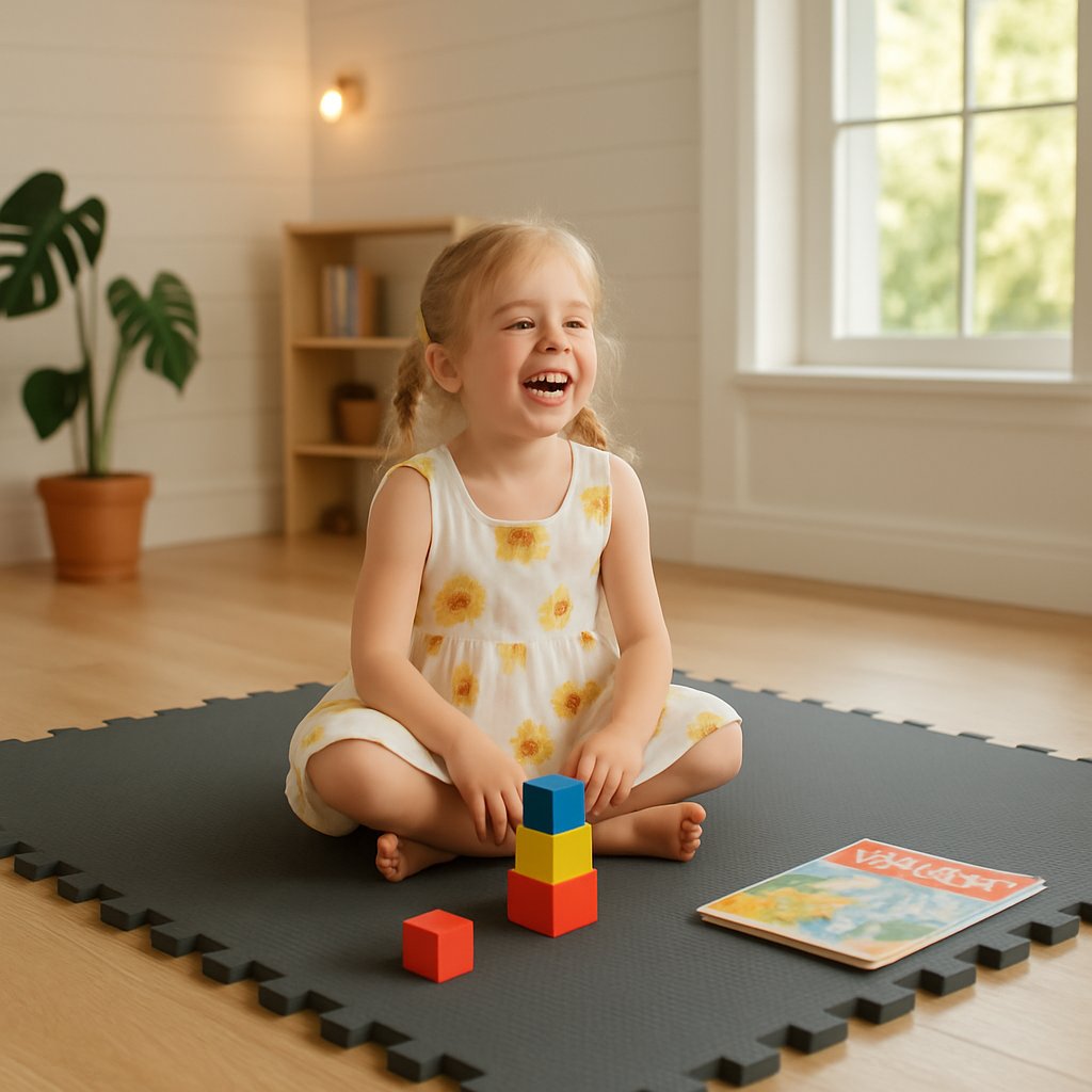 Puzzle Exercise Mat for Home Gym Interlocking Tiles