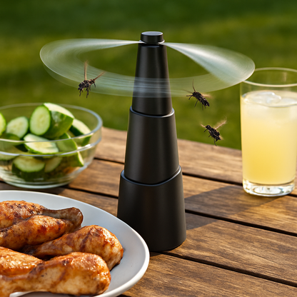 Fly Repellent Table Fan – Battery Powered, Cordless