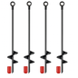 Ground Auger Stakes for Soil Digging - 4 Pack