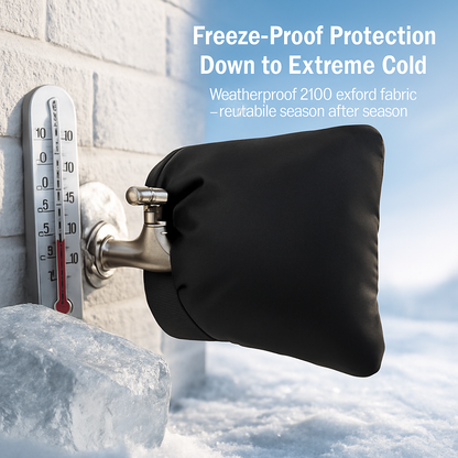 Outdoor Faucet Covers for Winter Freeze Protection - 4 Pack