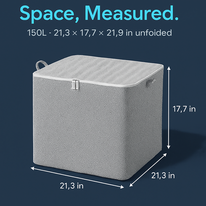Foldable Non-Woven Storage Bags for Wardrobe Organization