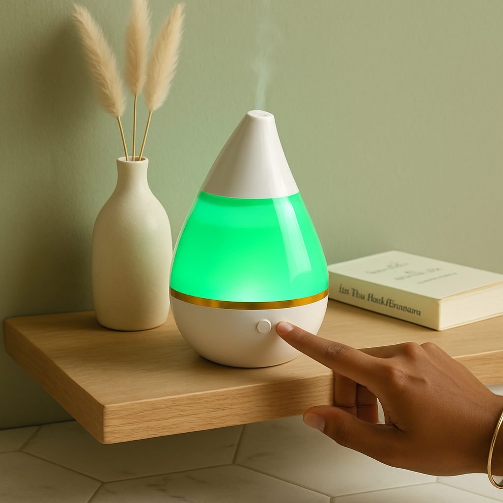 250ml Cool Mist Humidifier Ultrasonic Aroma Essential Oil Diffuser w/7 Color Changeable LED Lights  for Office Home Room Vehicle Study Yoga Spa