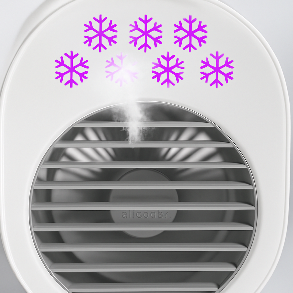 4-in-1 Portable Mini Desktop Air Conditioner Fan