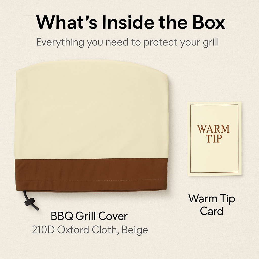 BBQ Grill Cover for Outdoor Use - All-Weather