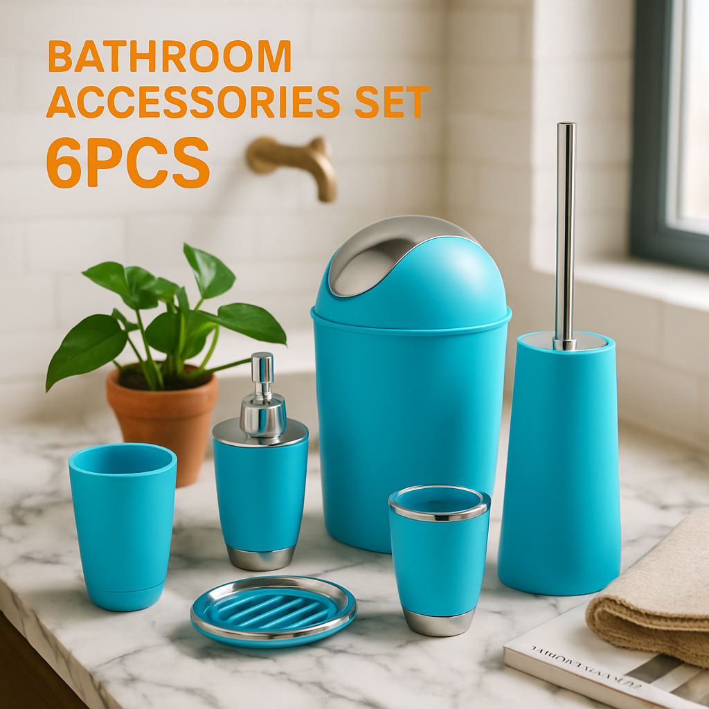 Bathroom Accessories Set for Modern Home Organization