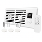 Register Booster Fan Smart AC Vent Booster Fan Fits 4" x 10" Register Holes with 3 Modes 10 Speeds 2H/4H Timer LCD Screen 2 Scent Diffuser Slots Remot