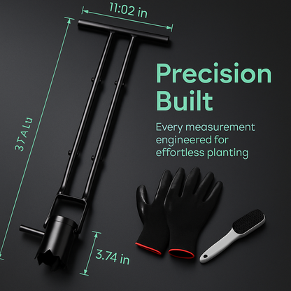 Bulb Planter Tool with Long Handle for Easy Planting