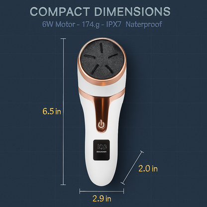 Electric Foot Callus Remover with Vacuum Grinding Heads