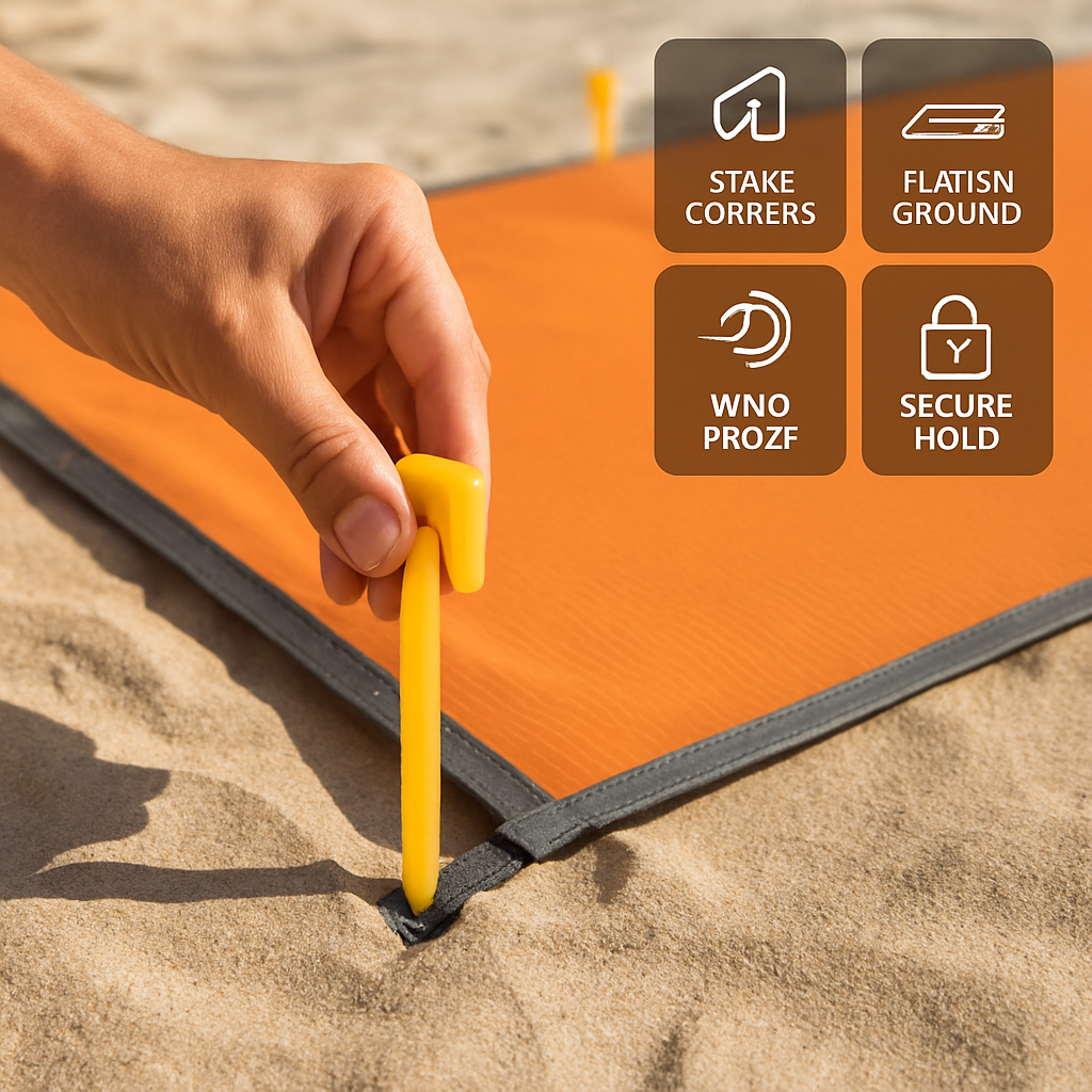 Foldable Picnic Blanket: Sand-Proof & Water-Resistant
