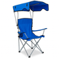 Foldable Beach Canopy Chair with Cup Holder