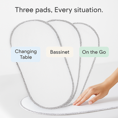 Waterproof Changing Pad Liners - Washable Cotton Surface