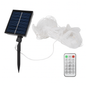 9.84x6.56FT 192LED Solar Christmas Net Lights Outdoor Bush Lights Dimmable IP44 Waterproof with 8 Modes Remote Timer Memory Function for Holiday Party