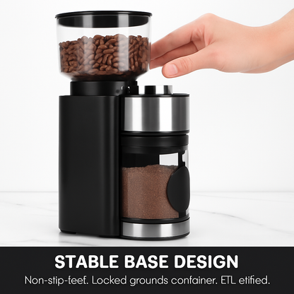 Conical Burr Coffee Grinder for Home Use
