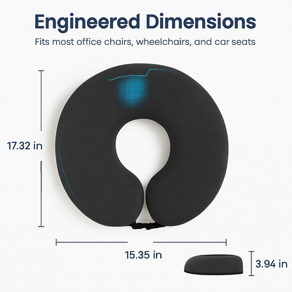 Donut Pillow Seat Cushion – Ergonomic Memory Foam Pad
