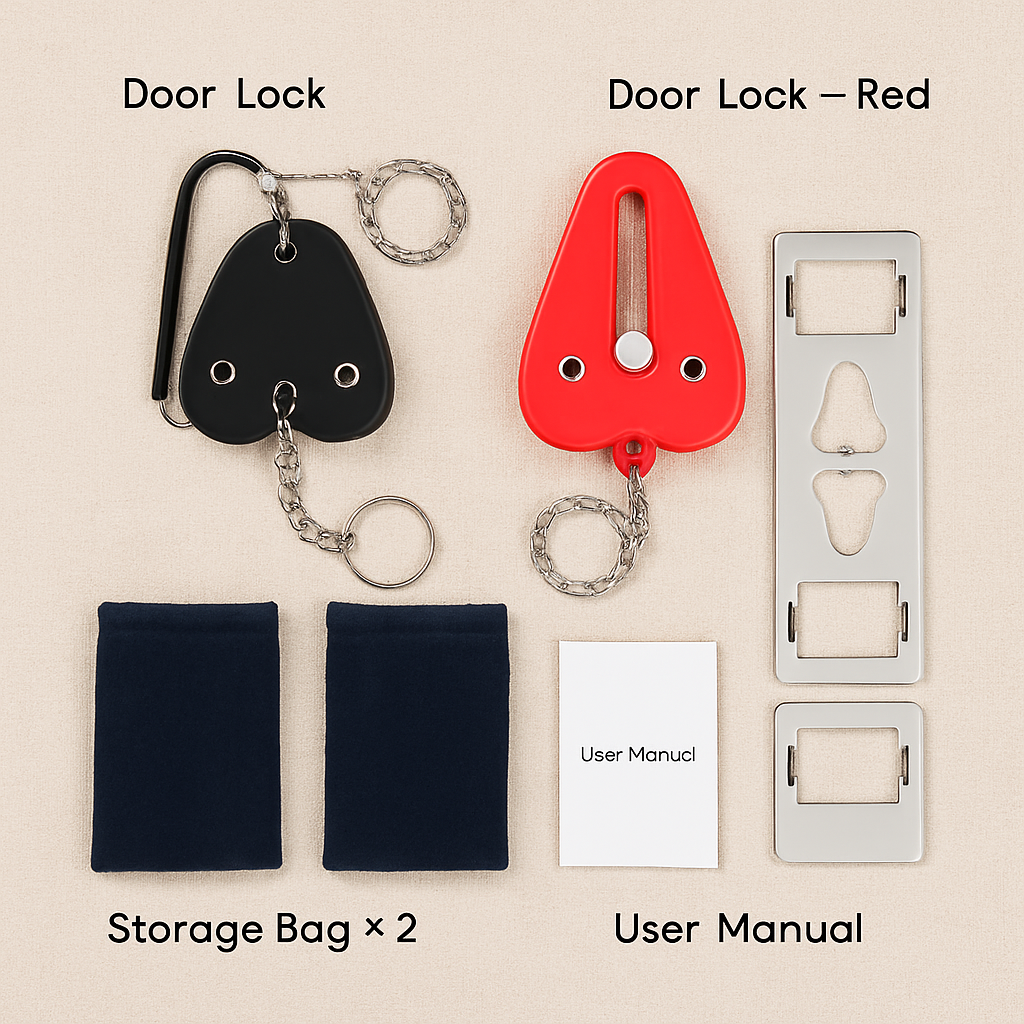 Door Lock Security Travel Lock for Hotels and Apartments