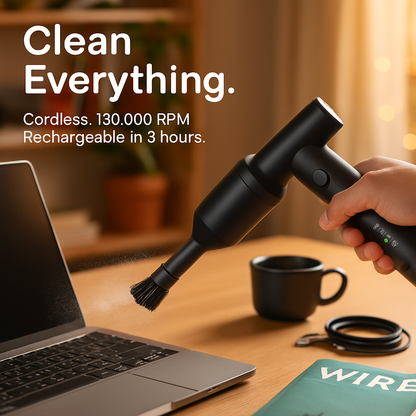 Cordless Air Duster Vacuum, Brushless Motor