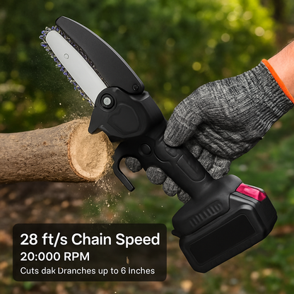 Mini Chainsaw Portable Cordless for Pruning