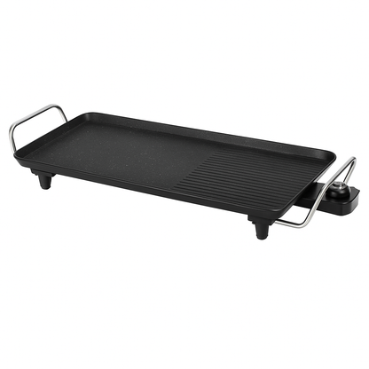 Electric Barbecue Grill Griddle - Non-Stick Tabletop BBQ