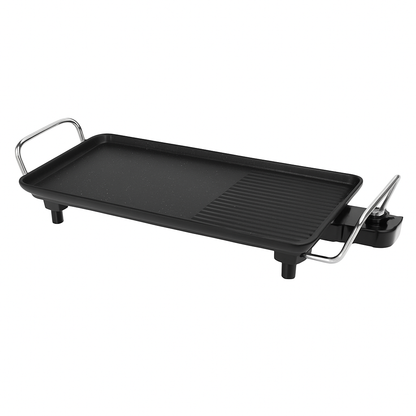 Electric Barbecue Grill Griddle - Non-Stick Tabletop BBQ