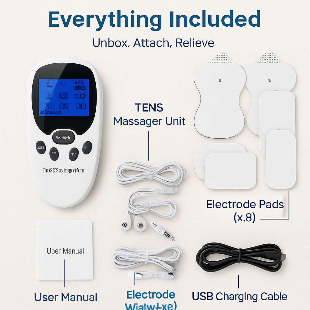 Electric Muscle Stimulator Dual Channels Massager