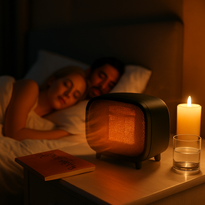 Portable Mini Electric Space Heater - 2 Heat Modes