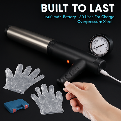 Electric Toilet Plunger with Real-Time Pressure Display