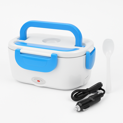 Electric Heated Lunch Box with Dual Trays