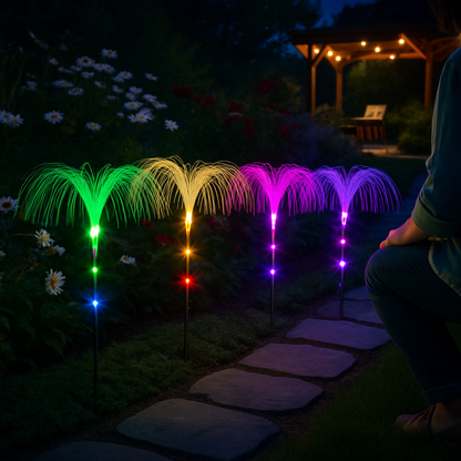 Jellyfish Solar Lights - Outdoor Lamps, 7 Colors