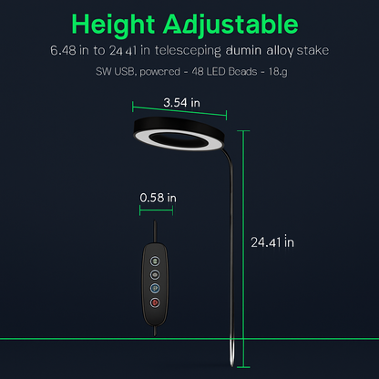 Plant Grow Light Full Spectrum LED Circle