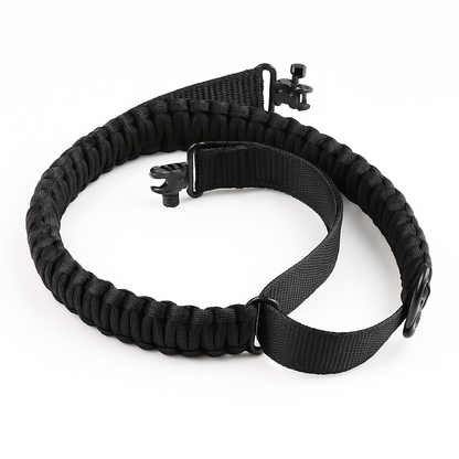 Paracord Sling with Dual-Point 360° Swivel Rotating Latches