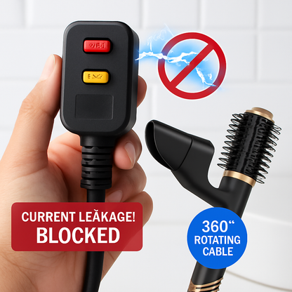 5-in-1 Hot Air Styler: Dryer, Straightener & Curler