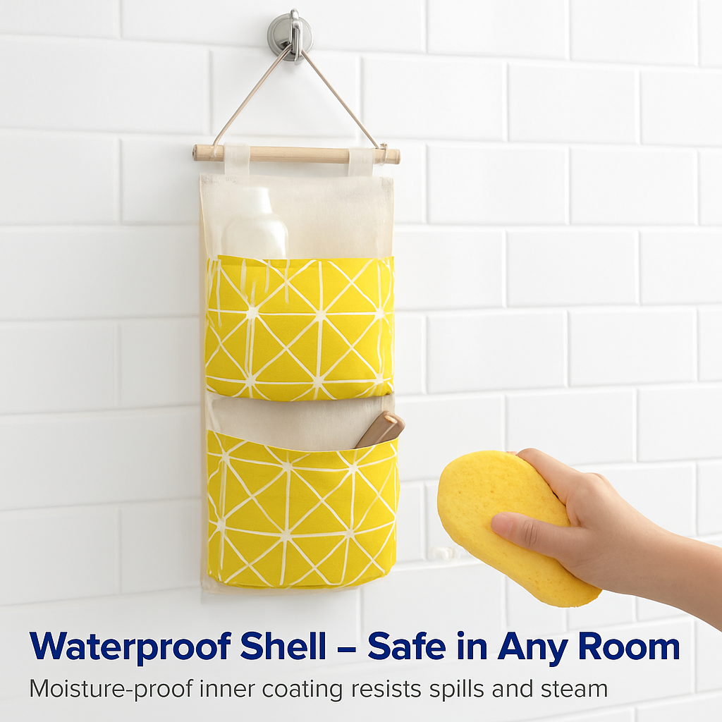 Wall-Mounted Storage Bag for Door and Closet Organizer